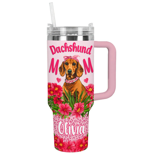 Shineful Tumbler Personalized Dachshund Mom