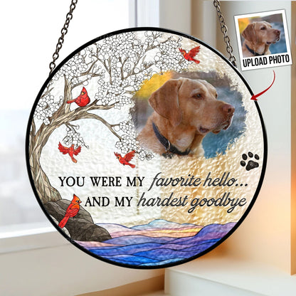 Shineful Suncatcher Ornament Pet Loss Personalized Photo Suncatcher