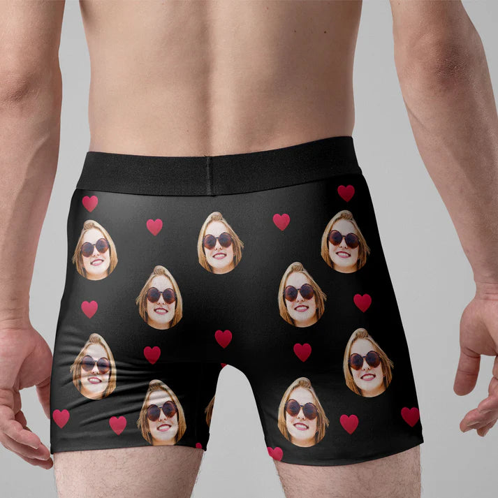 Shineful Men's Boxer Briefs So It's Mine Personalized Photo Men's Boxer Briefs