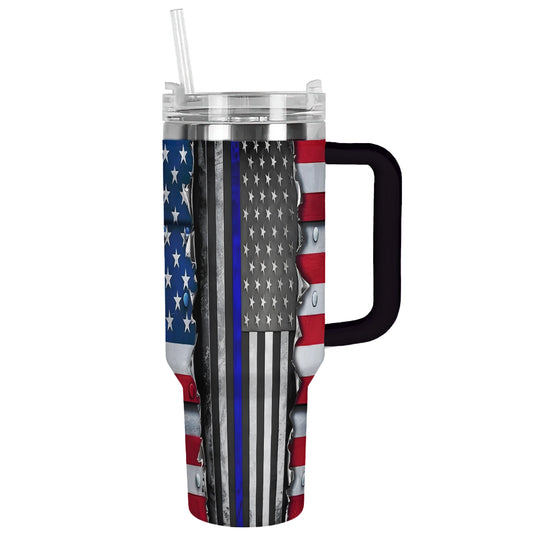 Shineful Tumbler Police American Pride Shield