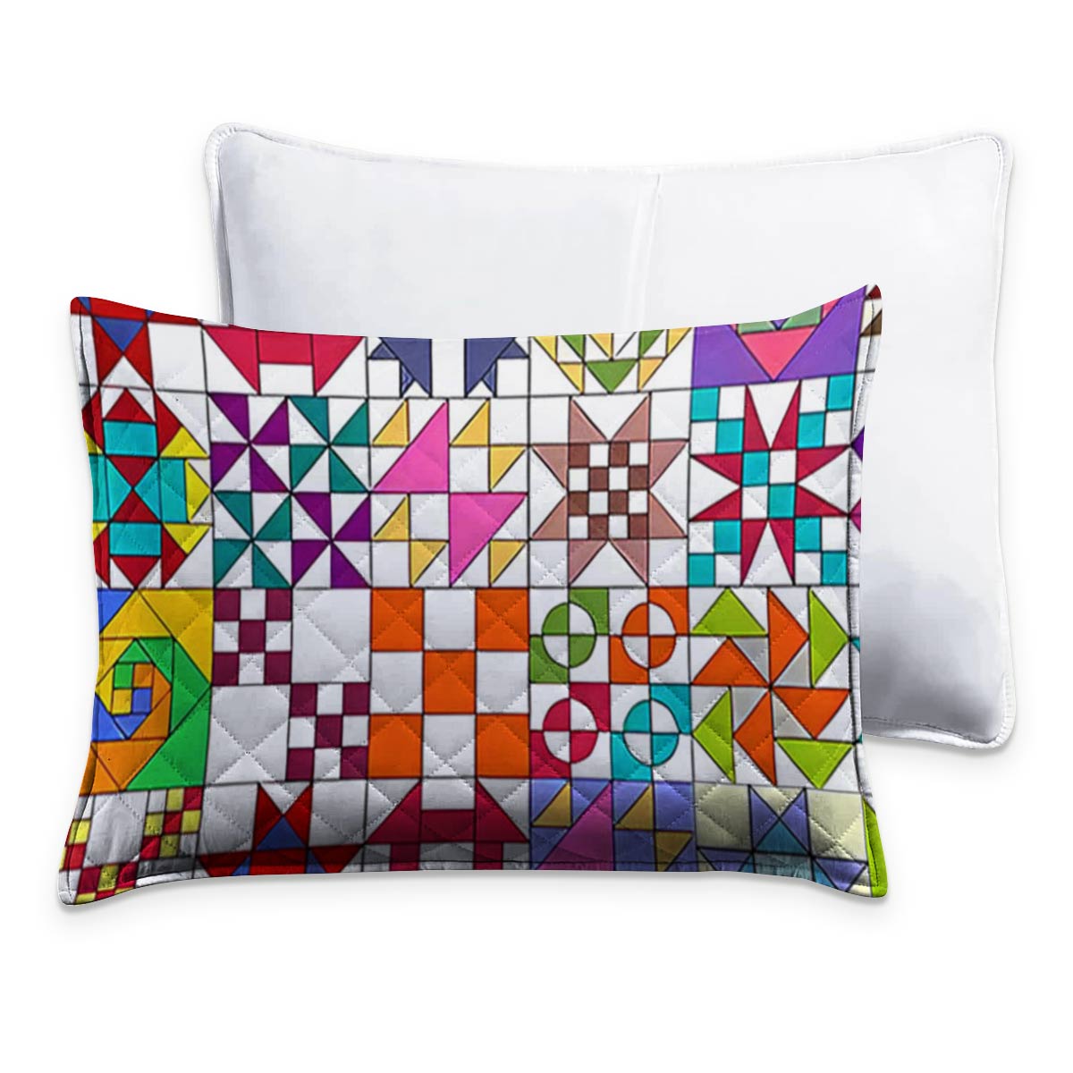 Shineful Quilt 3-Piece Set Colorful Quilting Blocks