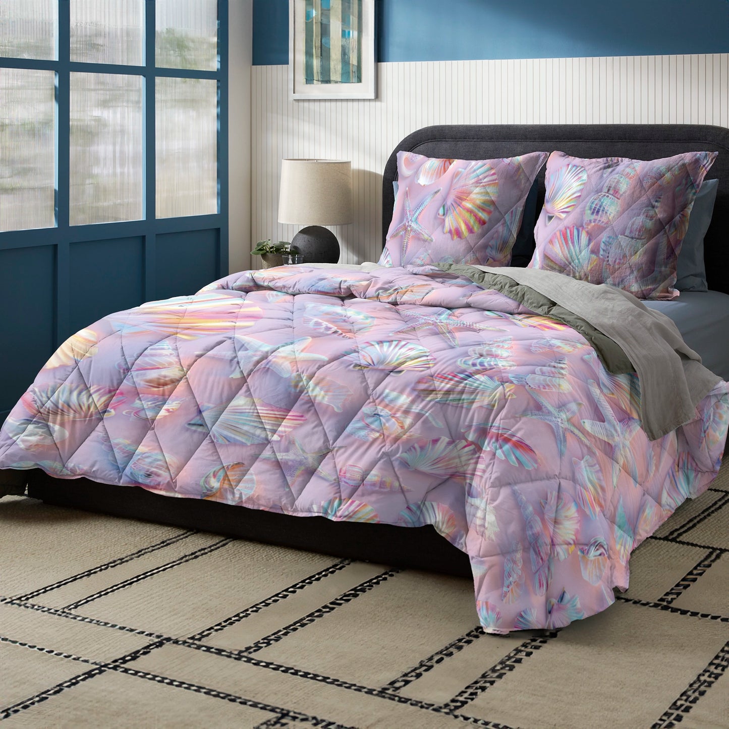 Shineful Quilt 3-Piece Set Dreamy Seashell