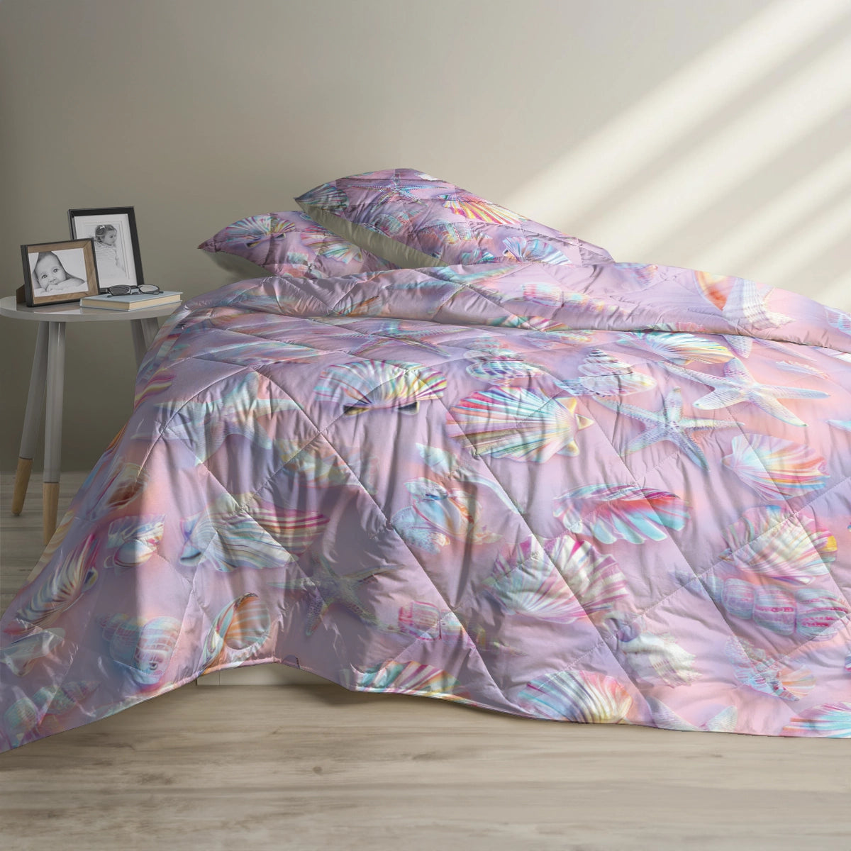 Shineful Quilt 3-Piece Set Dreamy Seashell