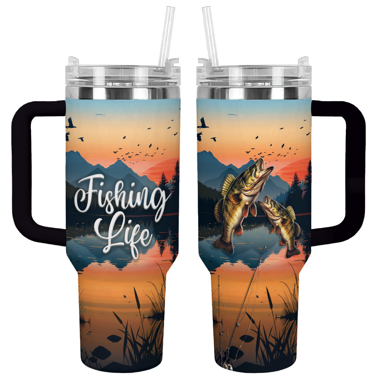 Shineful Tumbler Beautiful Fishing Life