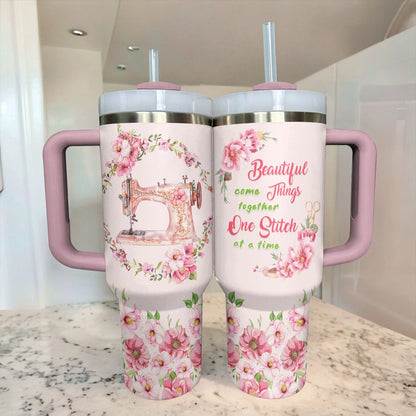 Shineful Tumbler Sewing Blossom