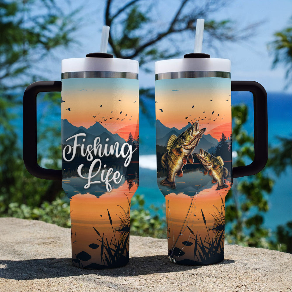 Shineful Tumbler Beautiful Fishing Life