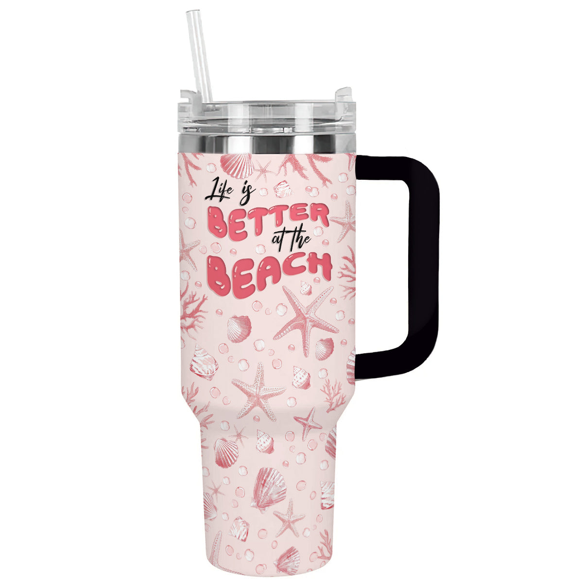 Shineful Tumbler Light Pink Beach