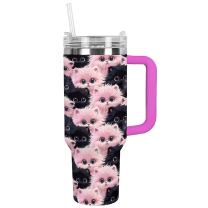 Shineful Glossy Tumbler Cat Fluffy Adorable Kitten