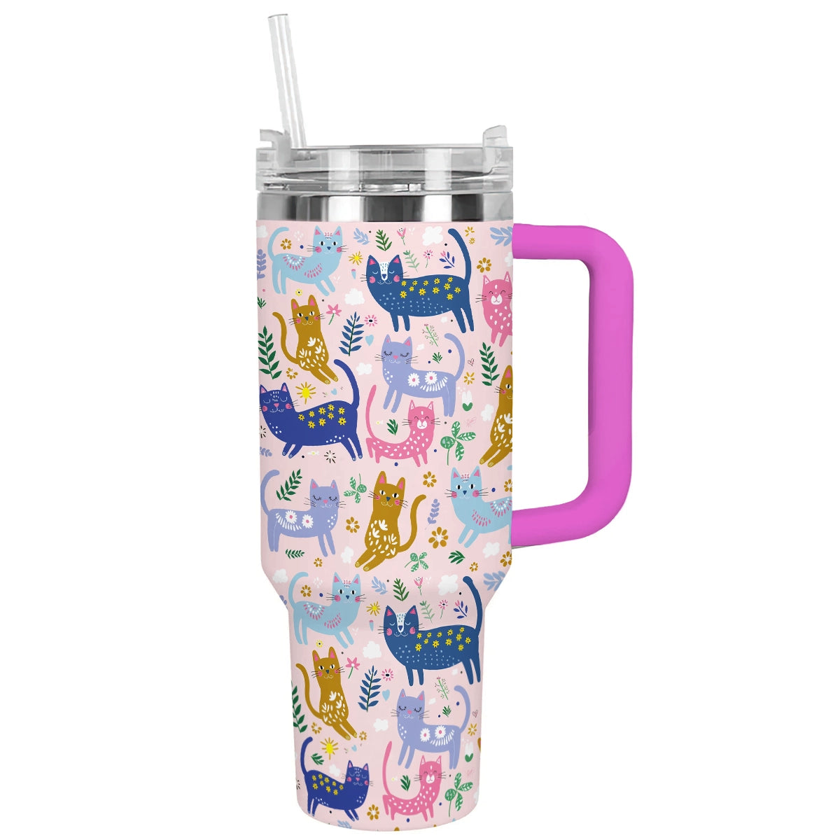 Shineful Tumbler Playful Cats