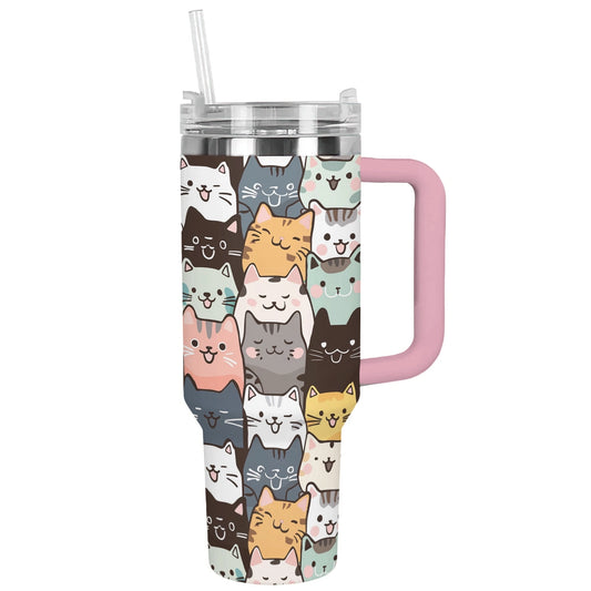 Glänzende Tumbler-Katze, entzückende Kätzchen