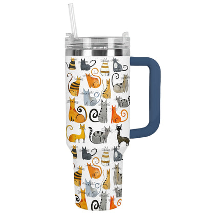 Chat Shineful Tumbler Purrfectly Playful