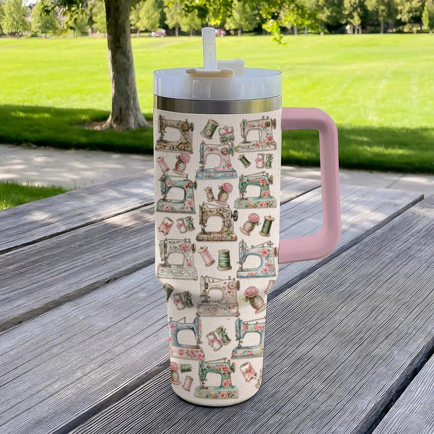 Shineful Tumbler Sewing Vintage Stitch