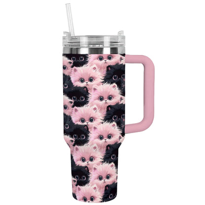 Shineful Glossy Tumbler Cat Fluffy Adorable Kitten