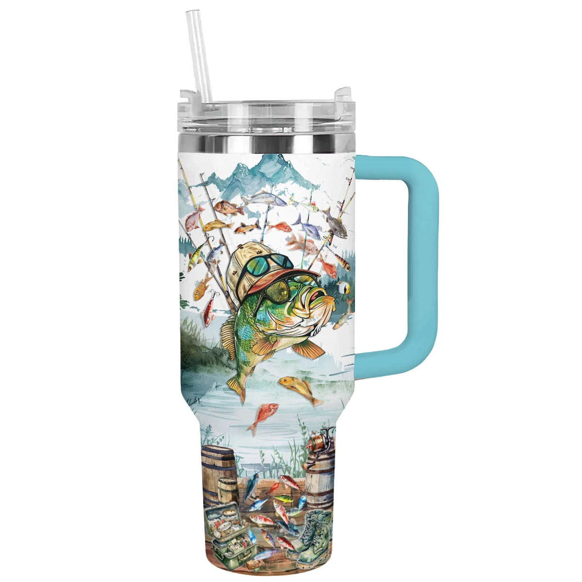 Shineful Tumbler Fishing Angler's Paradise