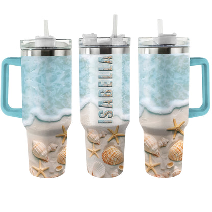 Shineful Tumbler Personalized Beach Seaside Serenity