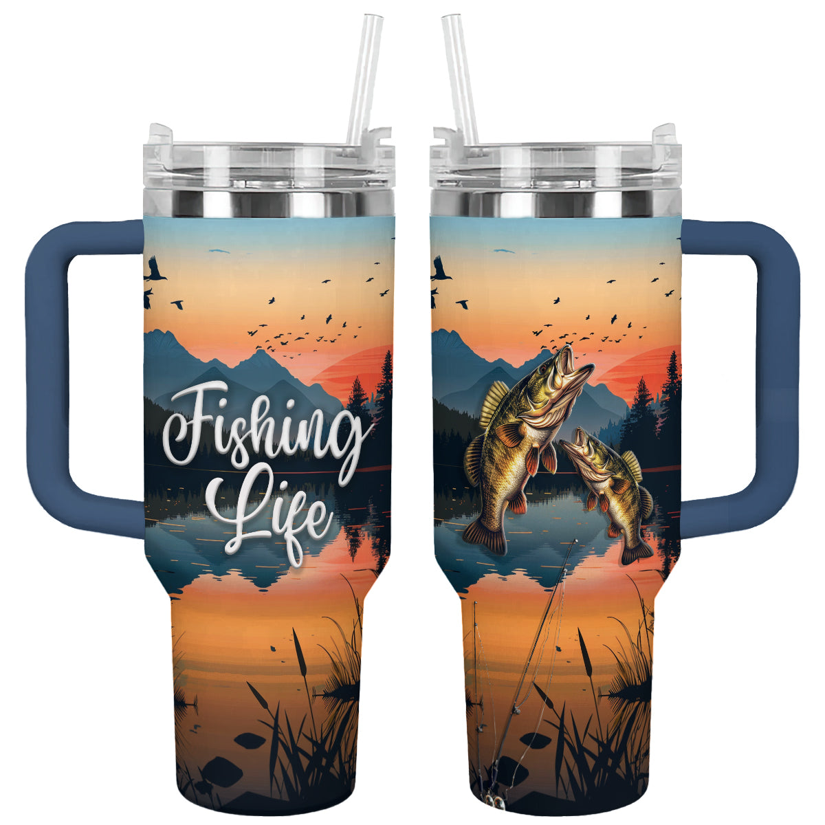 Shineful Tumbler Beautiful Fishing Life