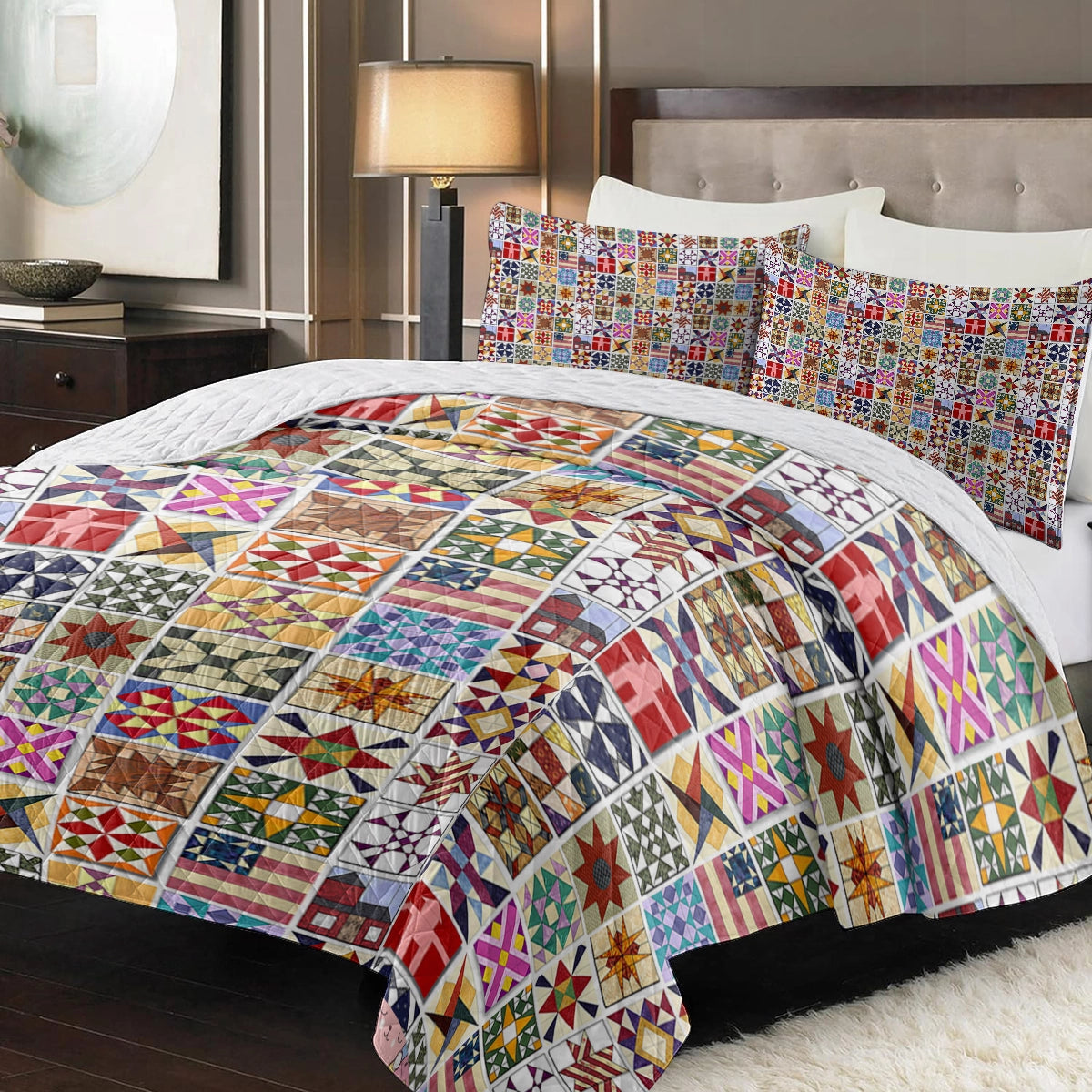 Shineful Quilt 3-Piece Set Quilt Blocks