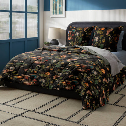 Shineful Quilt 3-Piece Set Dark Butterfly