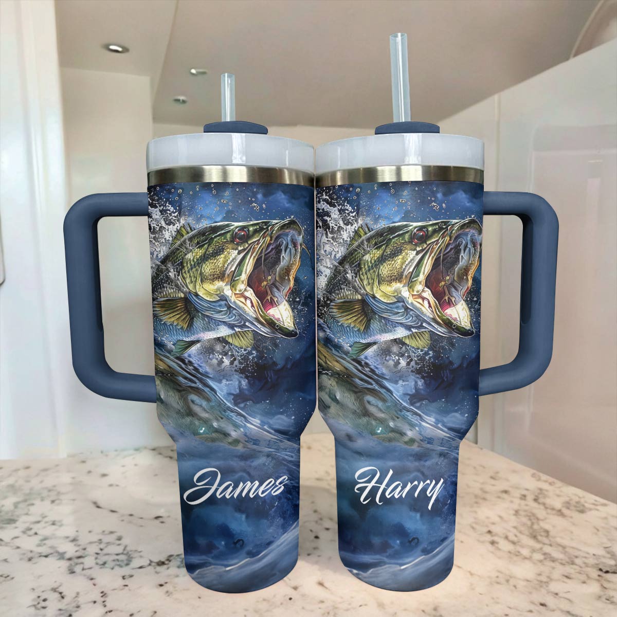 Shineful Tumbler Personalized Energetic Fishing