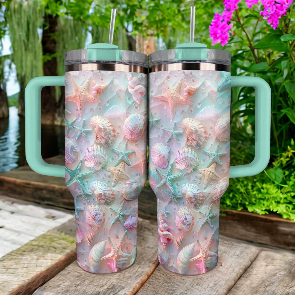 Shineful Tumbler Coastal Shell