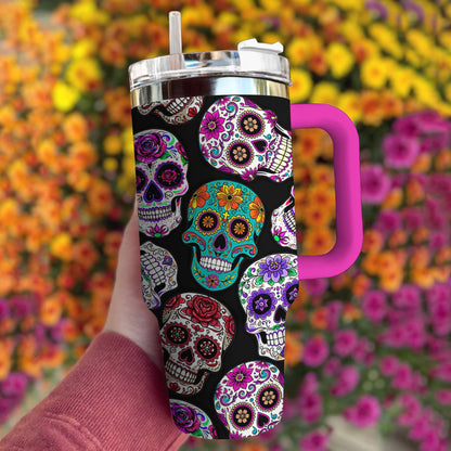 Shineful Tumbler Skull Gorgeous Madala Skulls