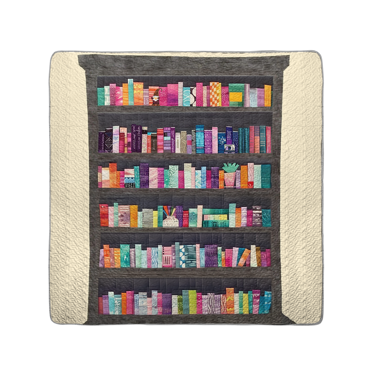 Shineful All Season Quilt 3-Piece Set Selvage Bookshelf