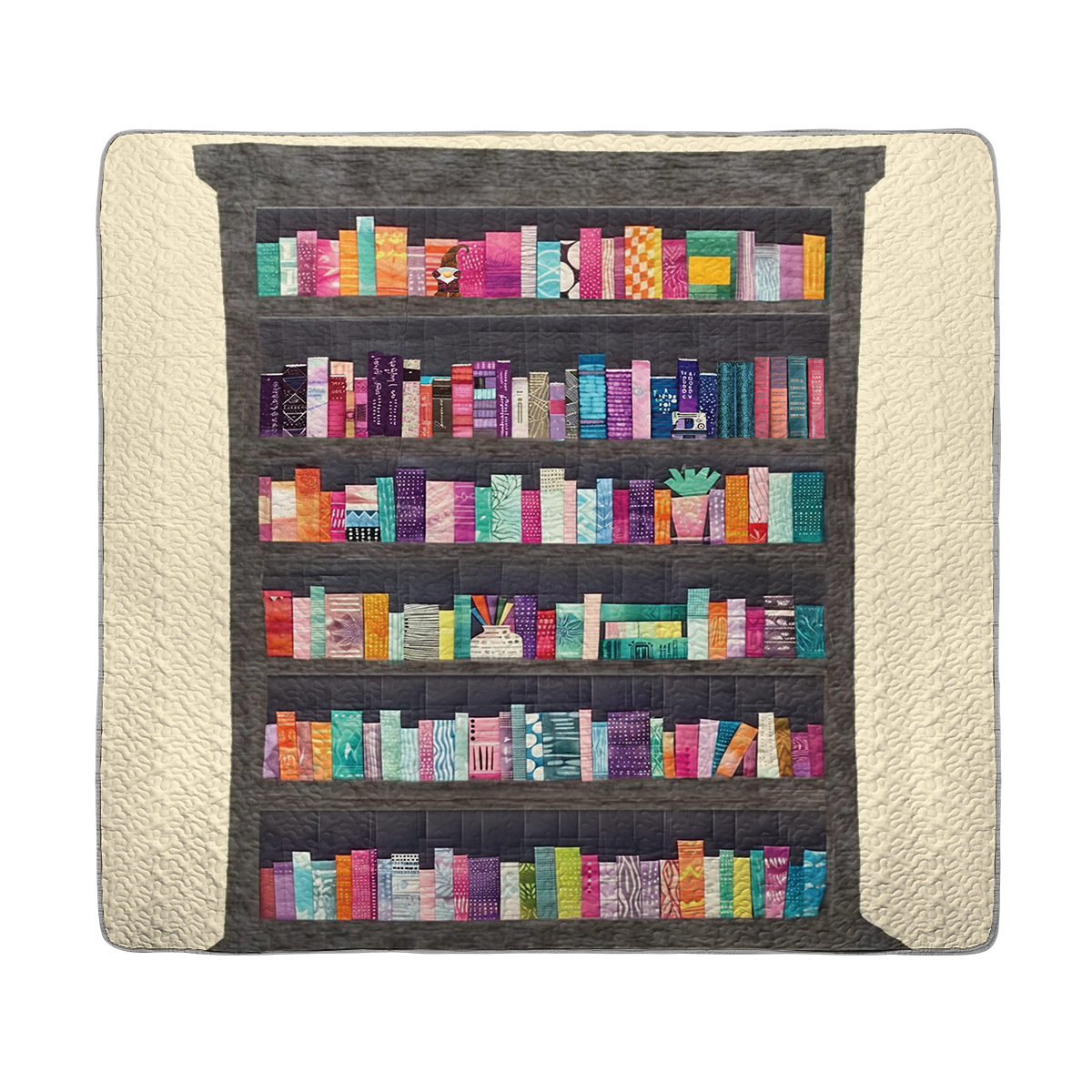 Shineful All Season Quilt 3-teiliges Set Selvage Bücherregal 