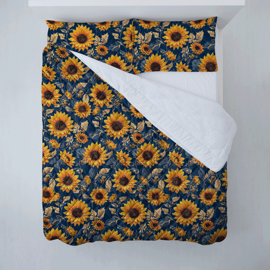 Shineful Quilt 3-Piece Set Serene Sunflower TH7