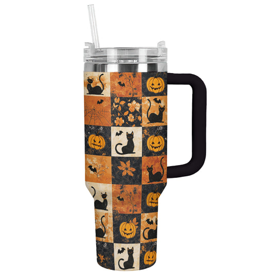 Shineful Tumbler Mystic Black Cat Autumn