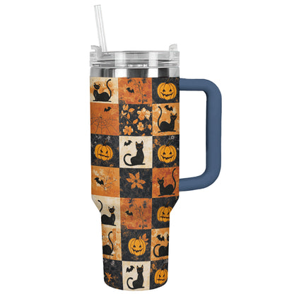 Shineful Tumbler Mystic Black Cat Autumn