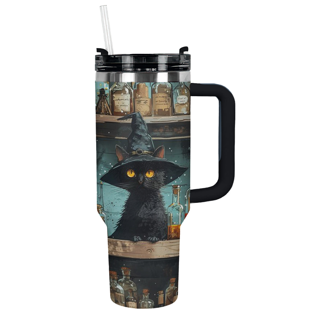 Shineful Tumbler Witch's Brew Cat