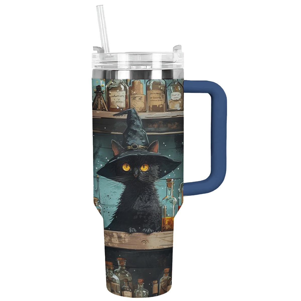 Shineful Tumbler Witch's Brew Cat