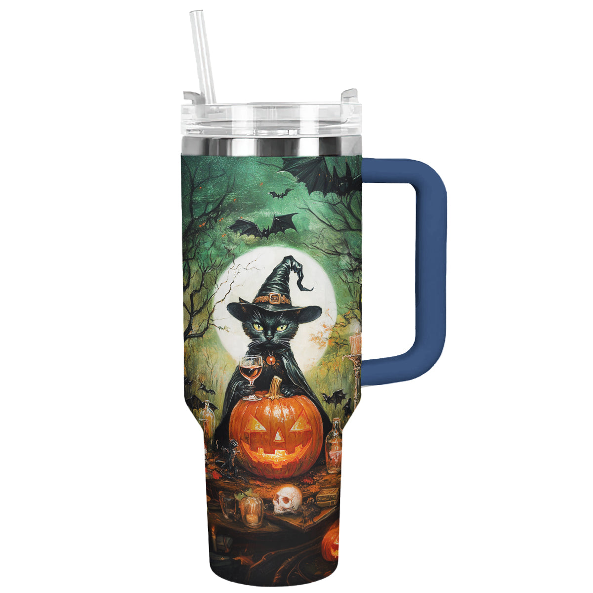 Shineful Tumbler Witchy Black Cat