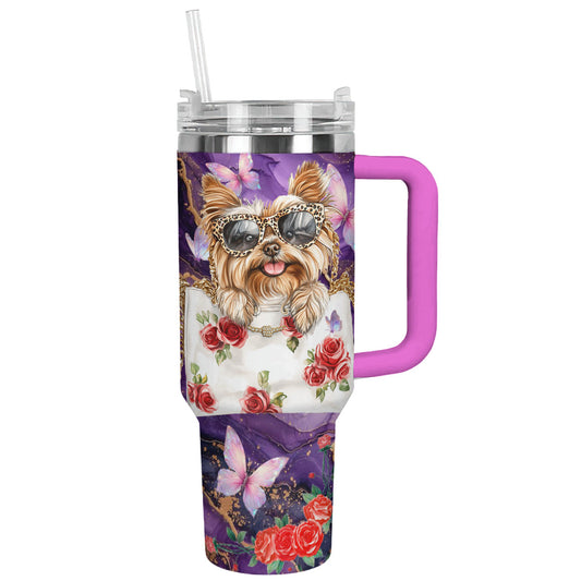 Shineful Tumbler Yorkie Glamour