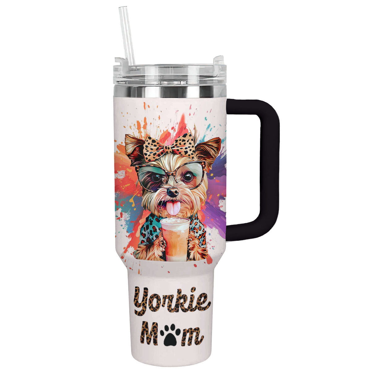 Shineful Tumbler Yorkie Mom