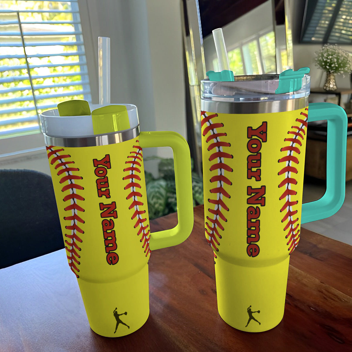 Shineful Tumbler Softball