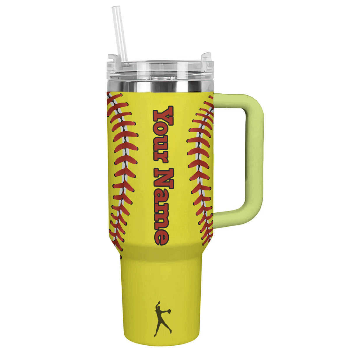 Glänzender Tumbler Softball