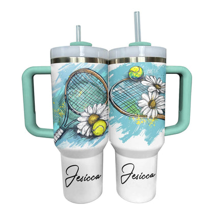 Shineful Personalized Tumbler Live Love Tennis