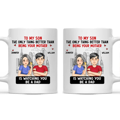 Shineful Cartoon Better Than Being Your Mother Father Personalized Mug