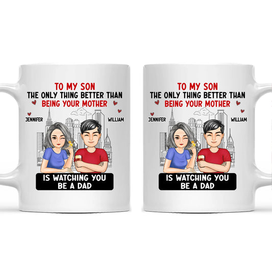 Tasse personnalisée Shineful Cartoon Better Than Being Your Mother Father