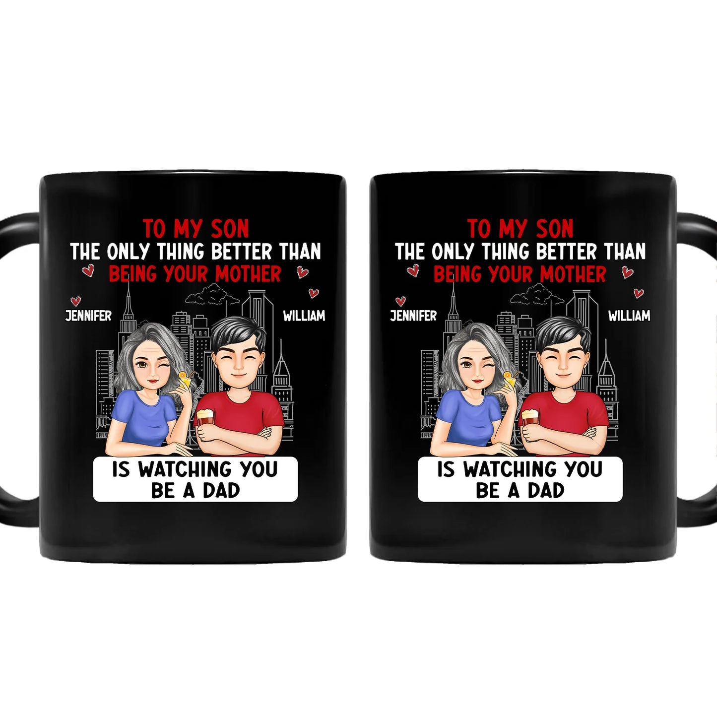 Shineful Cartoon Better Than Being Your Mother Father Personalized Mug