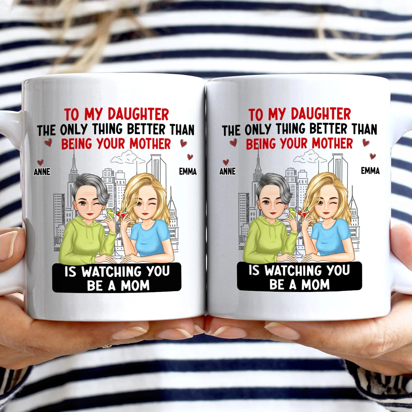 Shineful Cartoon Better Than Being Your Mother Father Personalized Mug