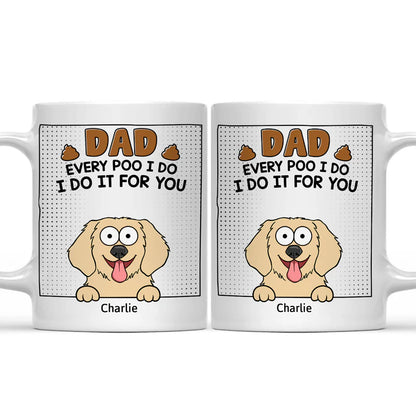 Shiny Dad - Jeder Haufen, den ich mache - personalisierte Tasse