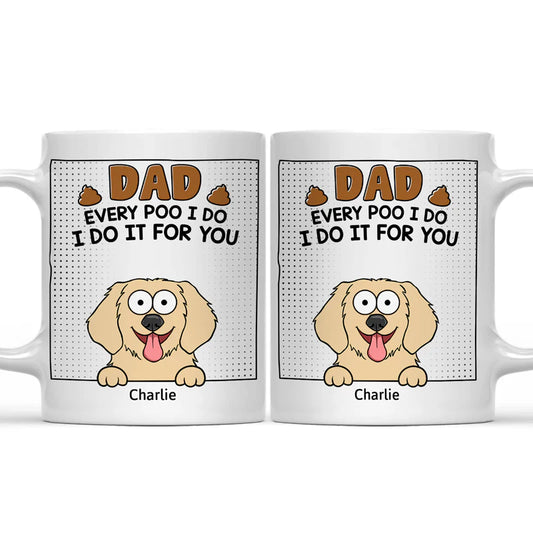 Shiny Dad - Jeder Haufen, den ich mache - personalisierte Tasse