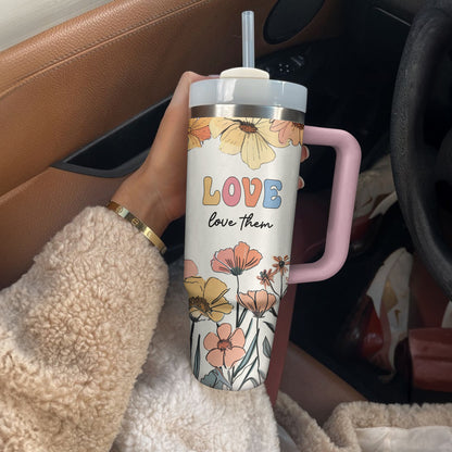 Shineful Tumbler Lehrer-Design „Teach, Love, Guide“