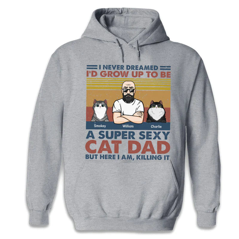 The Ultimate Cat Dad - Personalized Unisex T-Shirt T-Shirt