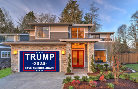 Shineful Garage Door Banner Decoration Trump 2024