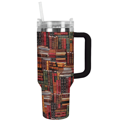 Shineful Tumbler Stacked Books TH7