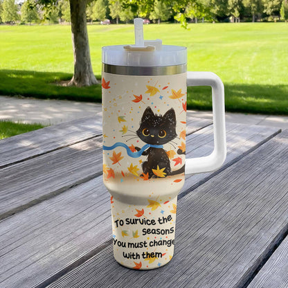 Shineful Tumbler Autumn Cat