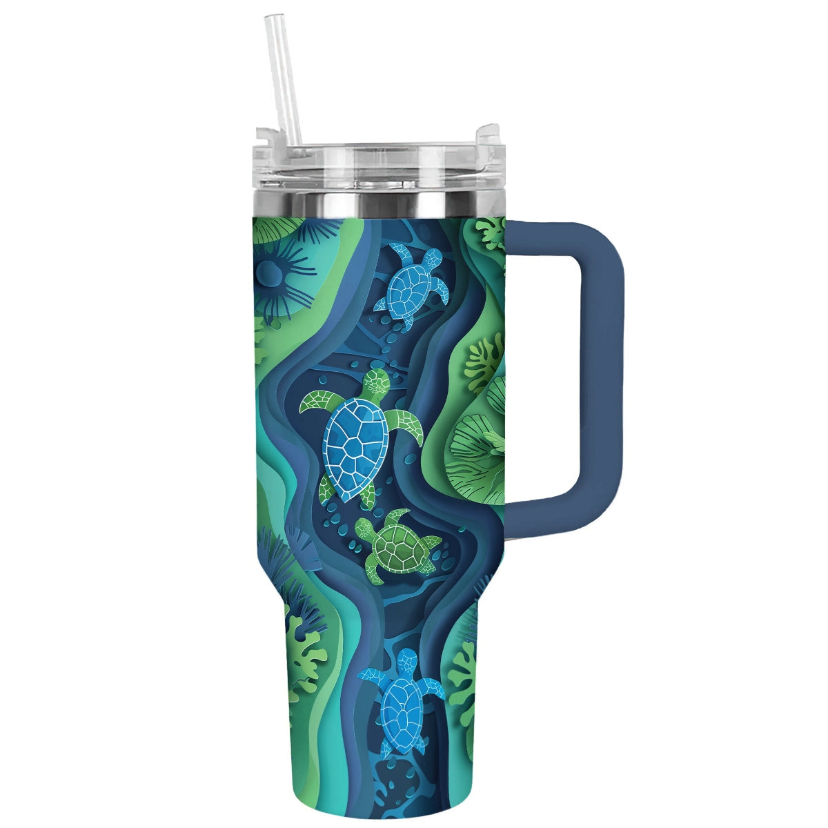 Shineful Tumbler Ocean Serenity Sea Turtle